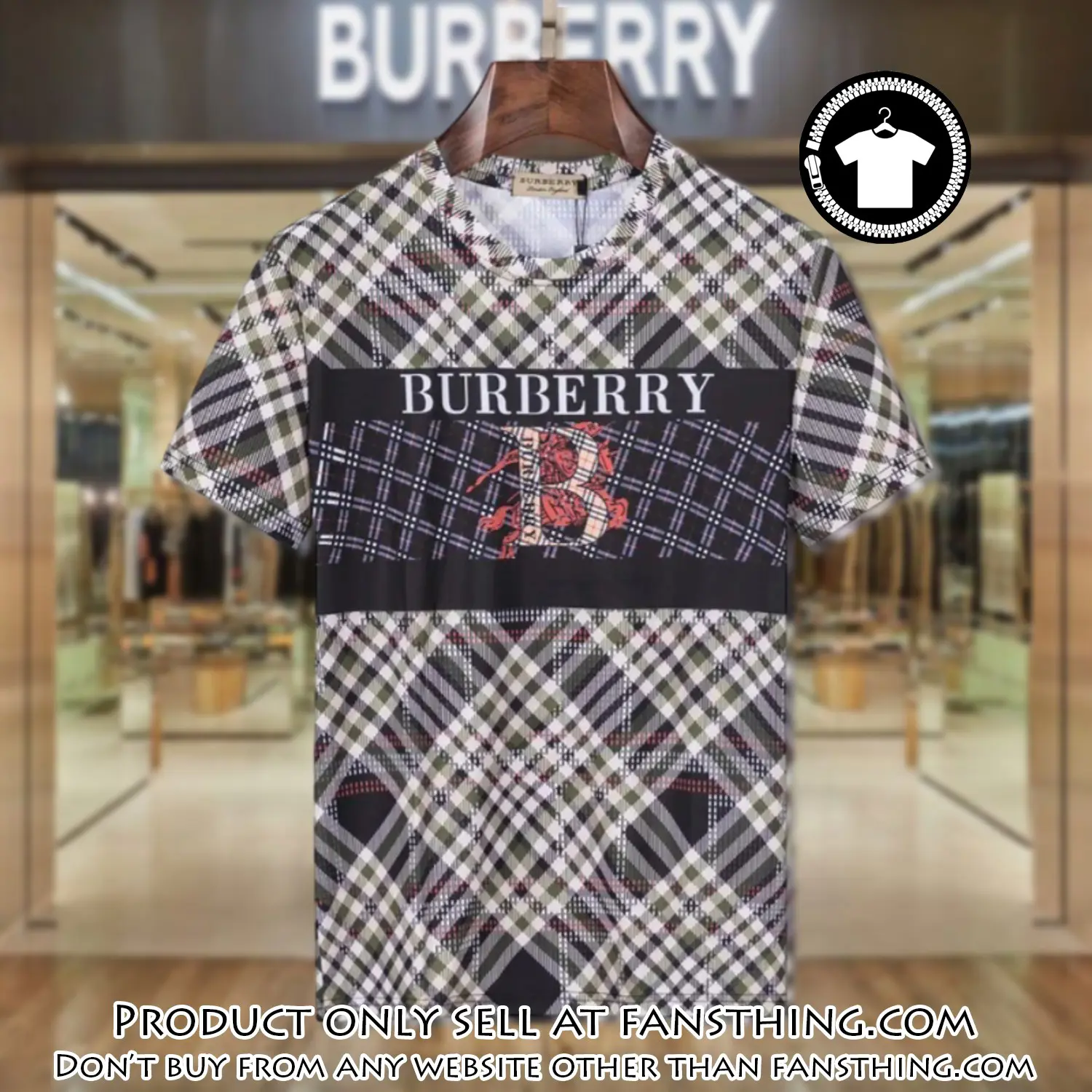 Burberry luxury brand tshirt outfit for men women fst5836205